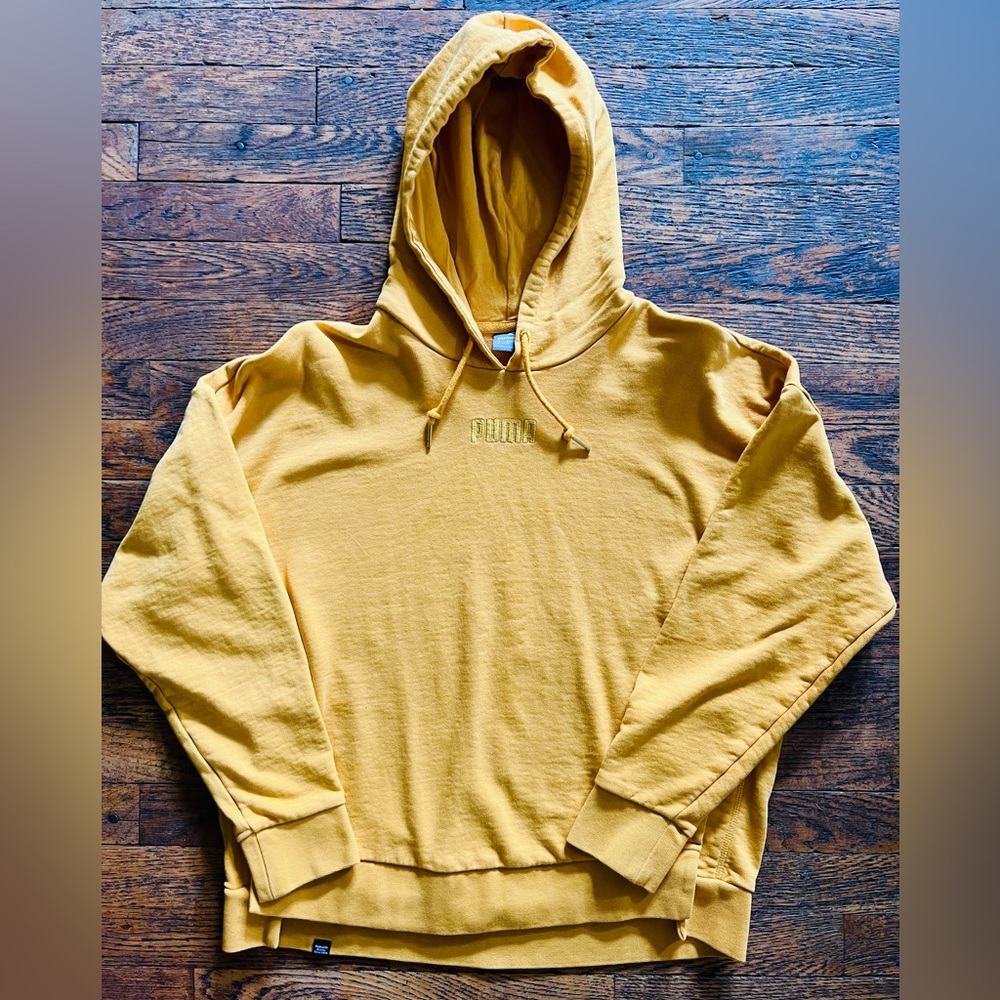 Women’s Puma Hoodie Golden Yellow Like New Small